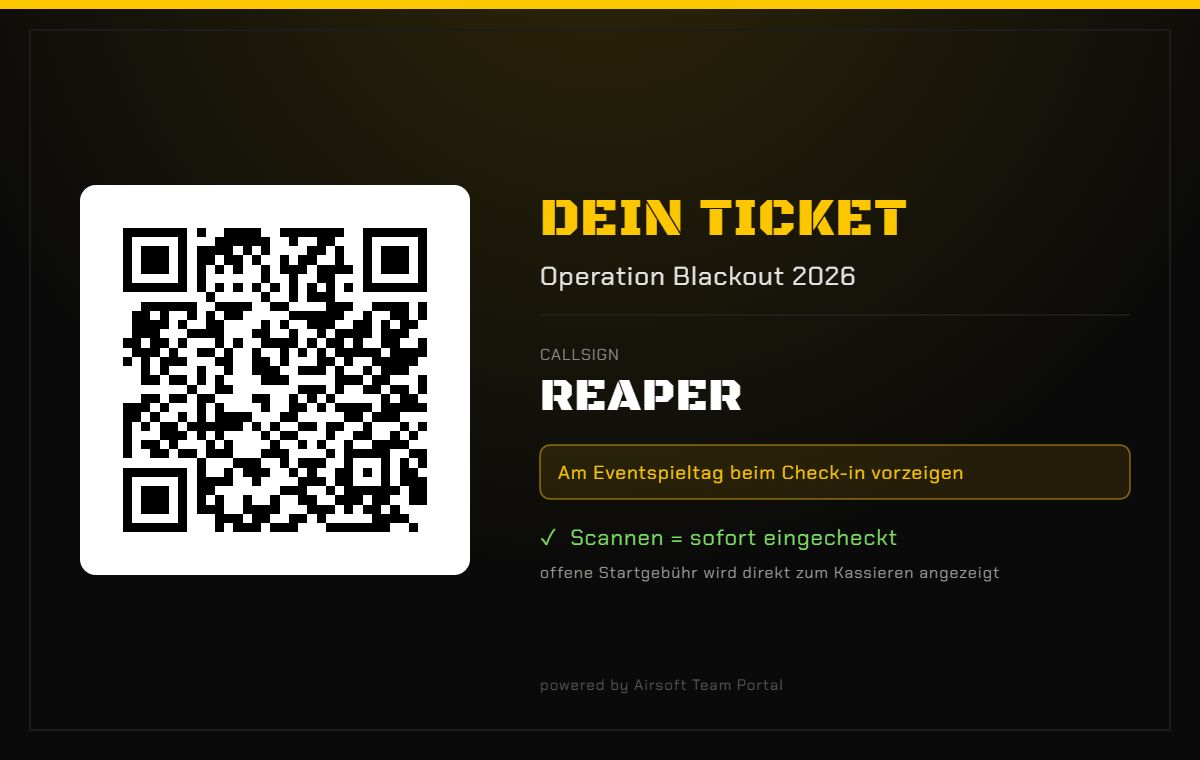Das Teilnehmer-Ticket — Event Manager